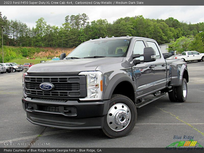 Carbonized Gray Metallic / Medium Dark Slate 2023 Ford F450 Super Duty XL Crew Cab 4x4