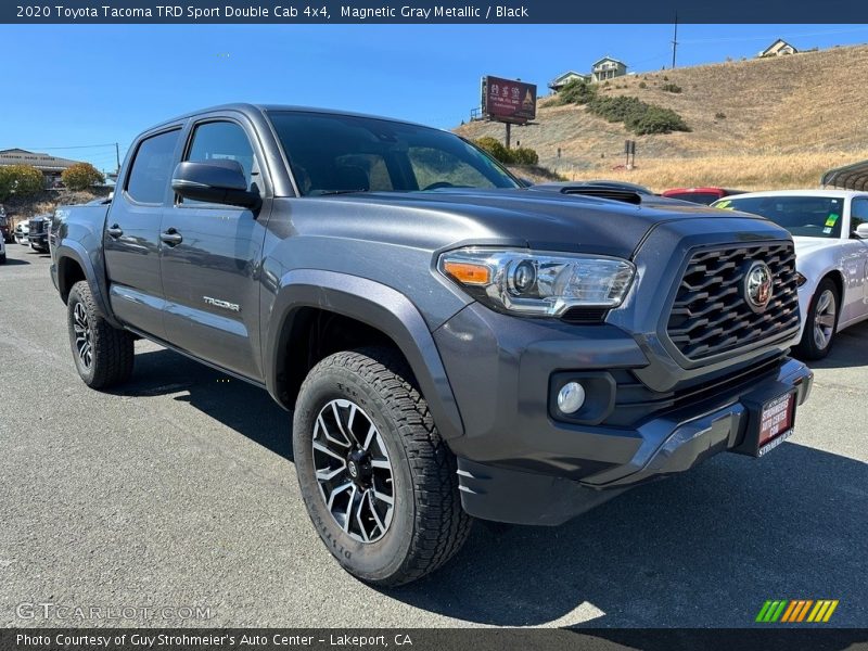 Magnetic Gray Metallic / Black 2020 Toyota Tacoma TRD Sport Double Cab 4x4