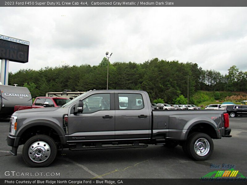 Carbonized Gray Metallic / Medium Dark Slate 2023 Ford F450 Super Duty XL Crew Cab 4x4