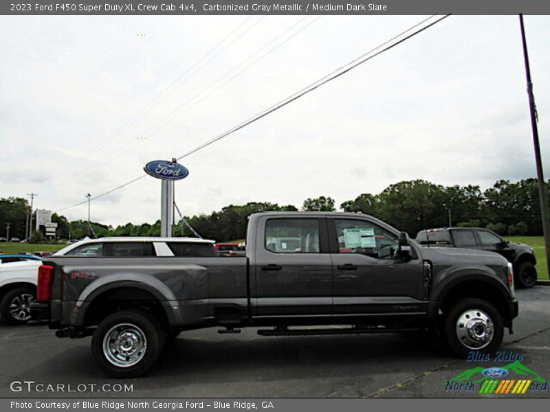 Carbonized Gray Metallic / Medium Dark Slate 2023 Ford F450 Super Duty XL Crew Cab 4x4