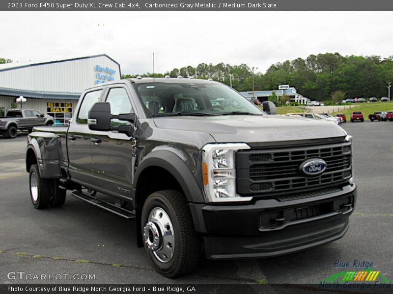 Carbonized Gray Metallic / Medium Dark Slate 2023 Ford F450 Super Duty XL Crew Cab 4x4