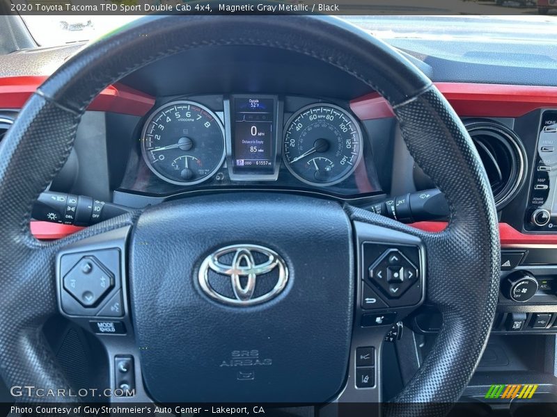 Magnetic Gray Metallic / Black 2020 Toyota Tacoma TRD Sport Double Cab 4x4