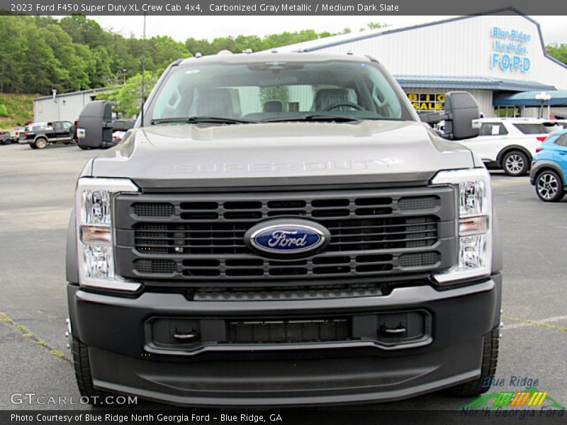 Carbonized Gray Metallic / Medium Dark Slate 2023 Ford F450 Super Duty XL Crew Cab 4x4