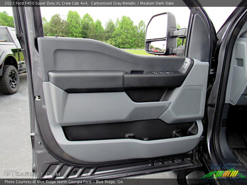Carbonized Gray Metallic / Medium Dark Slate 2023 Ford F450 Super Duty XL Crew Cab 4x4