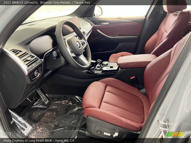  2022 X3 sDrive30i Tacora Red Interior