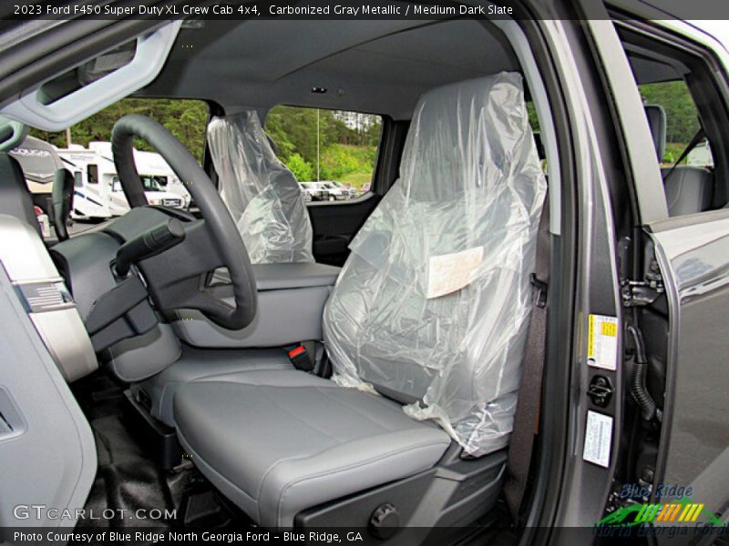 Carbonized Gray Metallic / Medium Dark Slate 2023 Ford F450 Super Duty XL Crew Cab 4x4