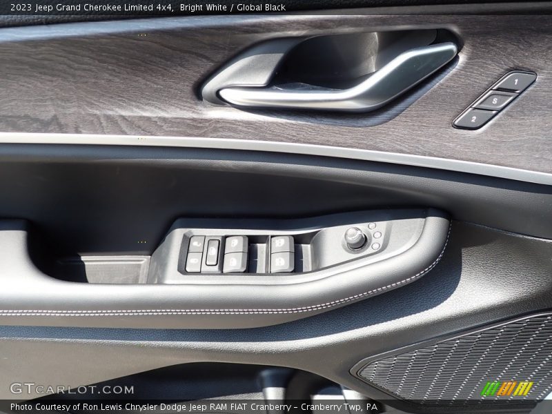 Bright White / Global Black 2023 Jeep Grand Cherokee Limited 4x4