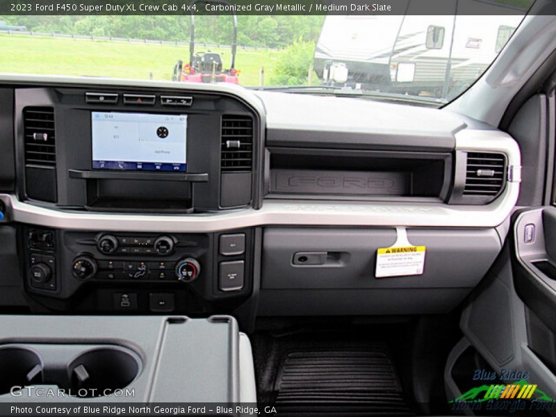 Carbonized Gray Metallic / Medium Dark Slate 2023 Ford F450 Super Duty XL Crew Cab 4x4
