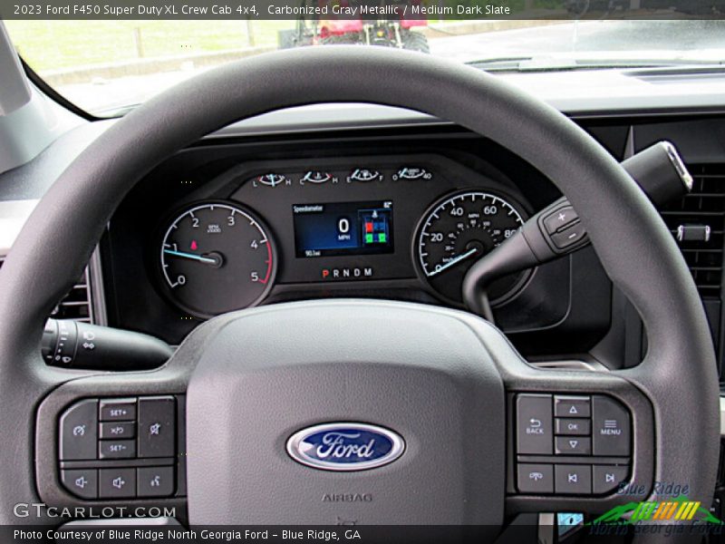 Carbonized Gray Metallic / Medium Dark Slate 2023 Ford F450 Super Duty XL Crew Cab 4x4