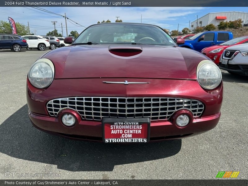 Merlot Metallic / Light Sand 2004 Ford Thunderbird Deluxe Roadster