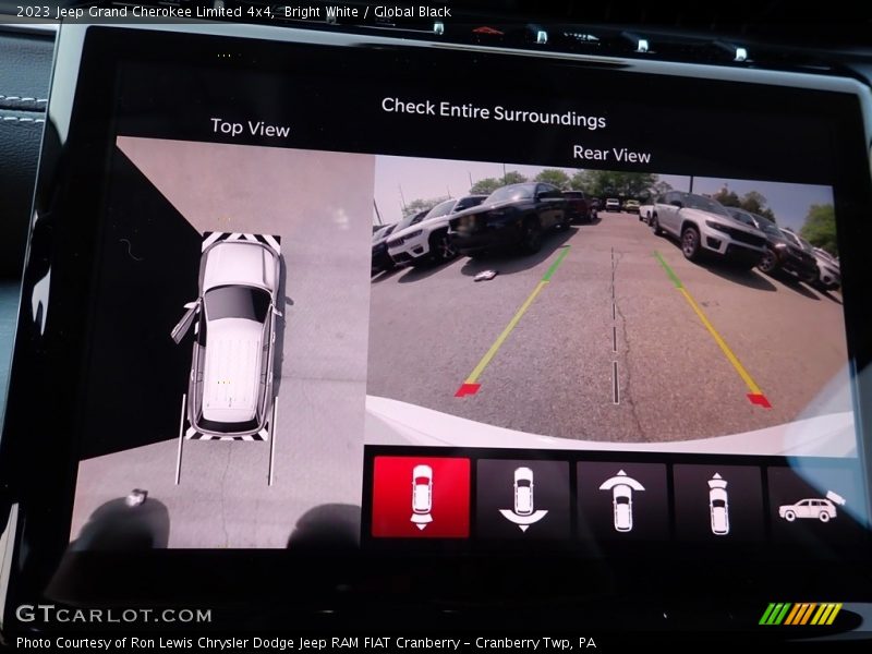 Bright White / Global Black 2023 Jeep Grand Cherokee Limited 4x4