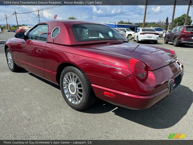  2004 Thunderbird Deluxe Roadster Merlot Metallic