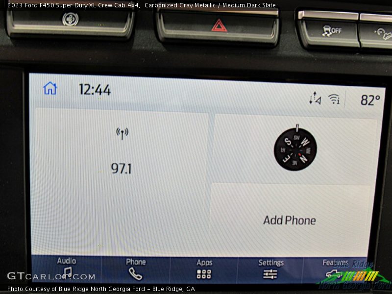 Carbonized Gray Metallic / Medium Dark Slate 2023 Ford F450 Super Duty XL Crew Cab 4x4