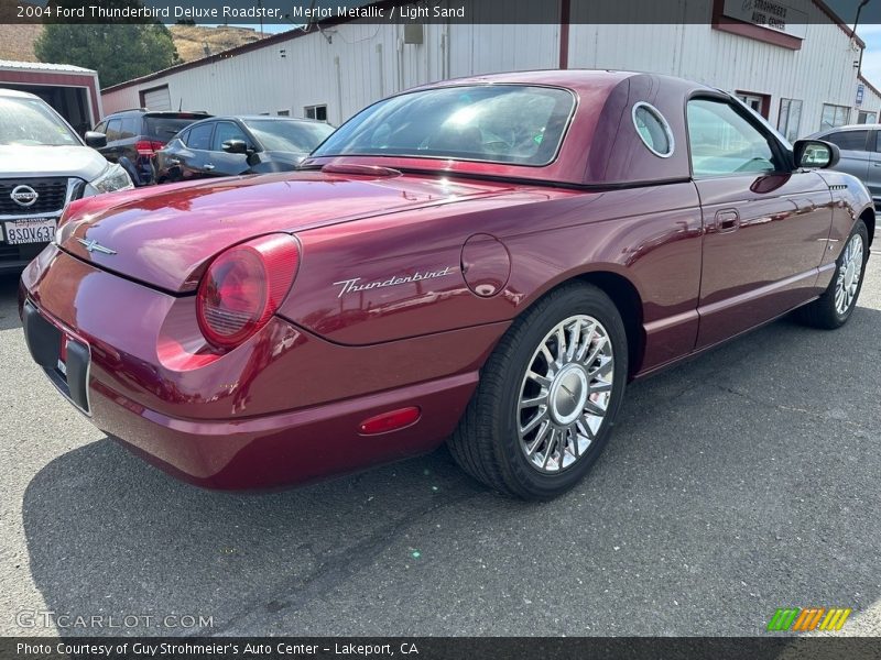 Merlot Metallic / Light Sand 2004 Ford Thunderbird Deluxe Roadster