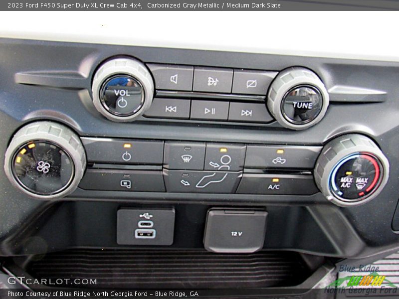 Carbonized Gray Metallic / Medium Dark Slate 2023 Ford F450 Super Duty XL Crew Cab 4x4