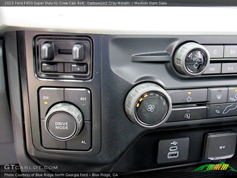Carbonized Gray Metallic / Medium Dark Slate 2023 Ford F450 Super Duty XL Crew Cab 4x4