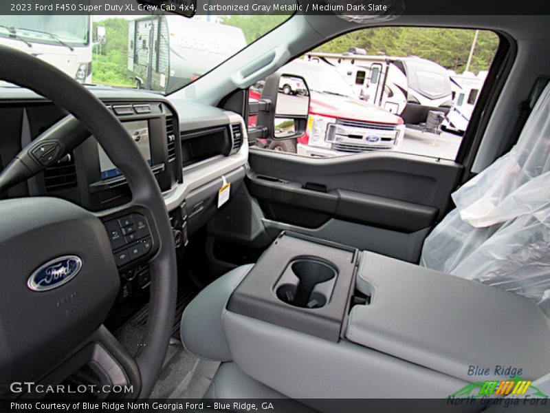 Carbonized Gray Metallic / Medium Dark Slate 2023 Ford F450 Super Duty XL Crew Cab 4x4