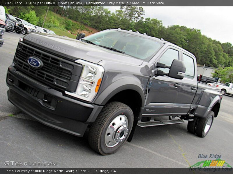 Carbonized Gray Metallic / Medium Dark Slate 2023 Ford F450 Super Duty XL Crew Cab 4x4