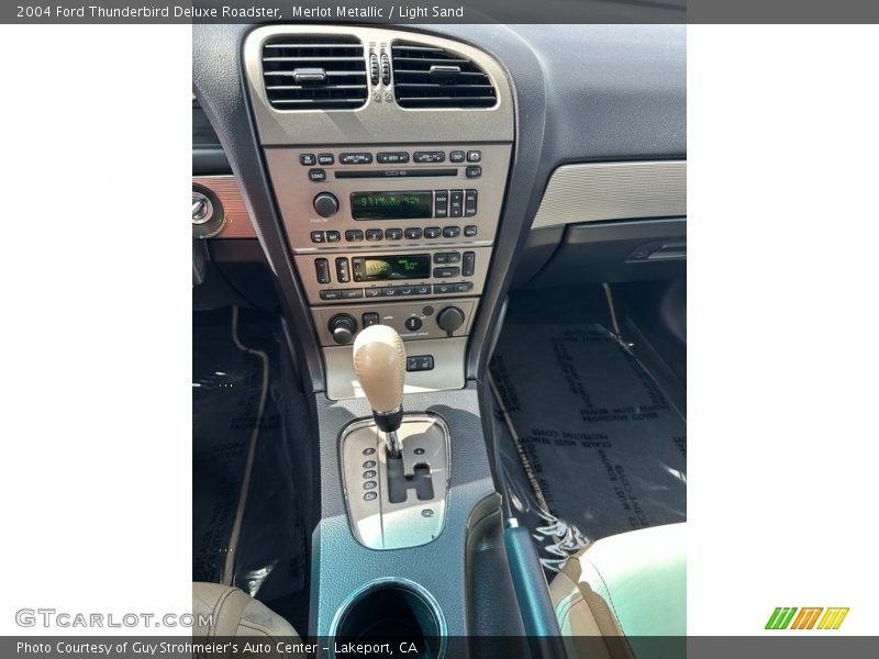 Merlot Metallic / Light Sand 2004 Ford Thunderbird Deluxe Roadster