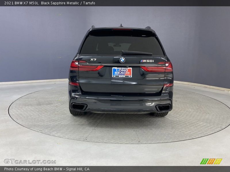Black Sapphire Metallic / Tartufo 2021 BMW X7 M50i