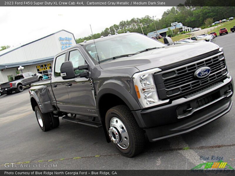 Carbonized Gray Metallic / Medium Dark Slate 2023 Ford F450 Super Duty XL Crew Cab 4x4