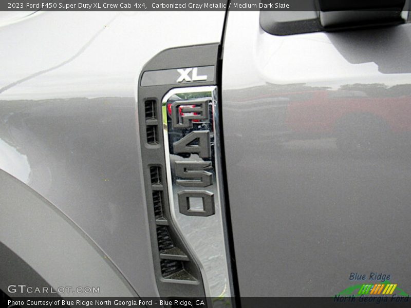 Carbonized Gray Metallic / Medium Dark Slate 2023 Ford F450 Super Duty XL Crew Cab 4x4