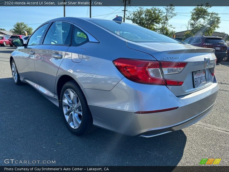 Lunar Silver Metallic / Gray 2020 Honda Accord LX Sedan