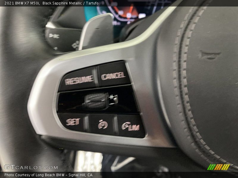 Black Sapphire Metallic / Tartufo 2021 BMW X7 M50i