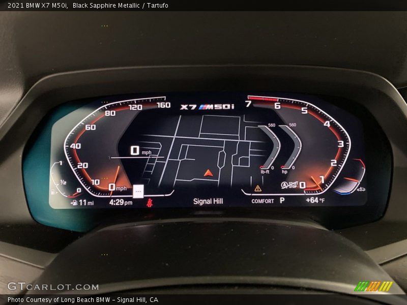  2021 X7 M50i M50i Gauges