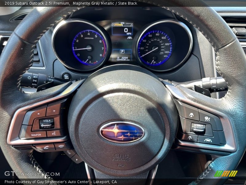 Magnetite Gray Metallic / Slate Black 2019 Subaru Outback 2.5i Premium