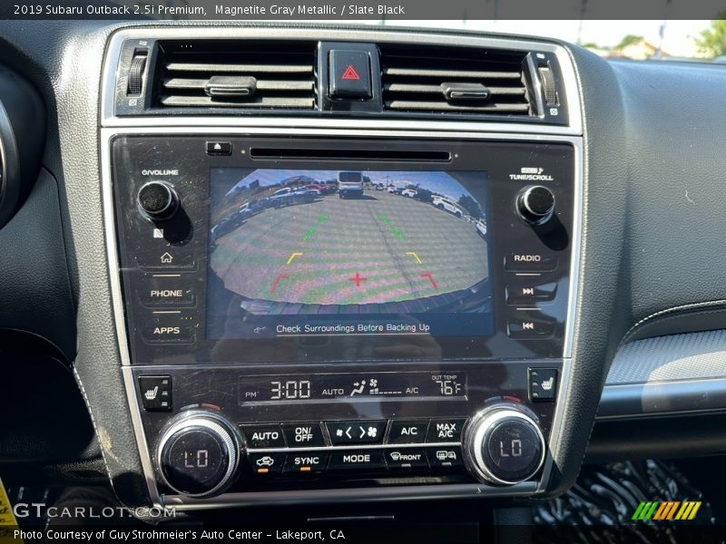 Magnetite Gray Metallic / Slate Black 2019 Subaru Outback 2.5i Premium