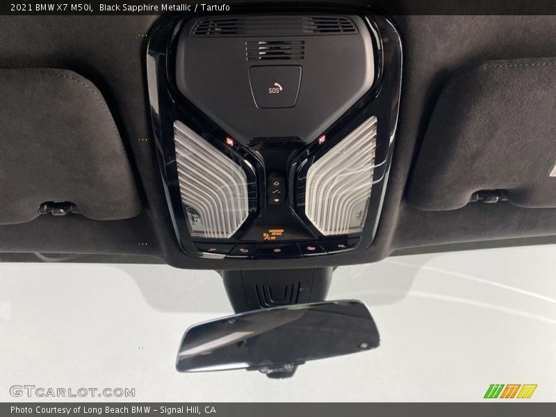 Black Sapphire Metallic / Tartufo 2021 BMW X7 M50i