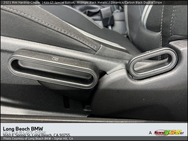 Midnight Black Metallic / Dinamica/Carbon Black Double Stripe 2021 Mini Hardtop Cooper 1499 GT Special Edition