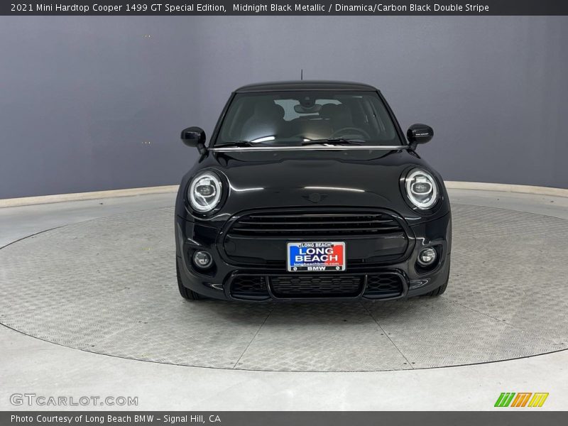 Midnight Black Metallic / Dinamica/Carbon Black Double Stripe 2021 Mini Hardtop Cooper 1499 GT Special Edition