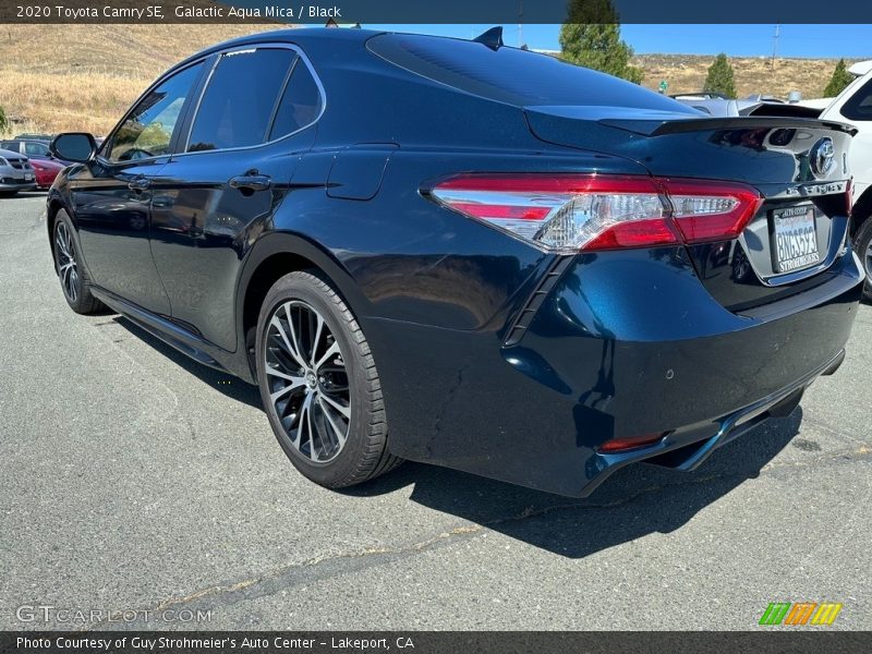 Galactic Aqua Mica / Black 2020 Toyota Camry SE