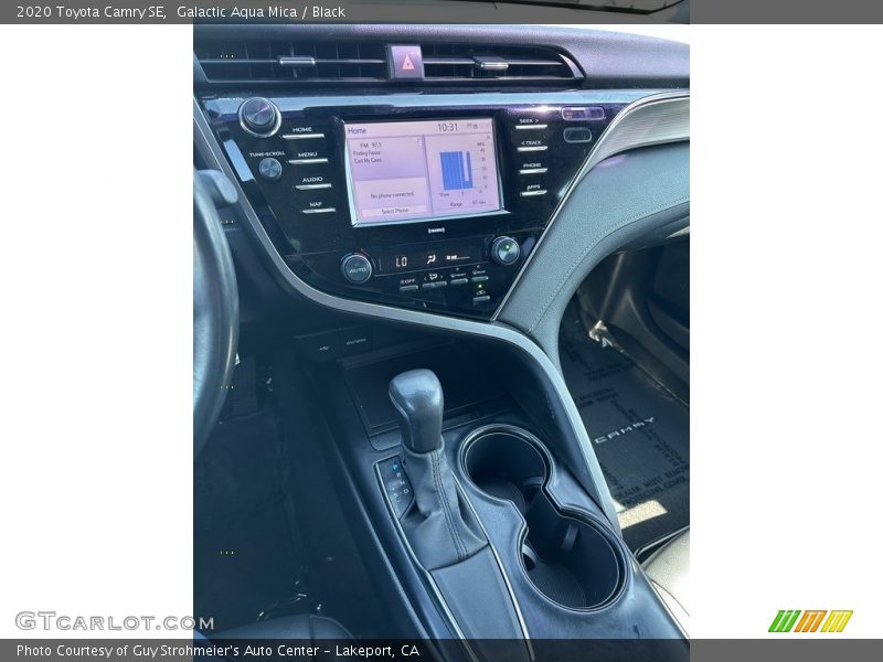 Galactic Aqua Mica / Black 2020 Toyota Camry SE