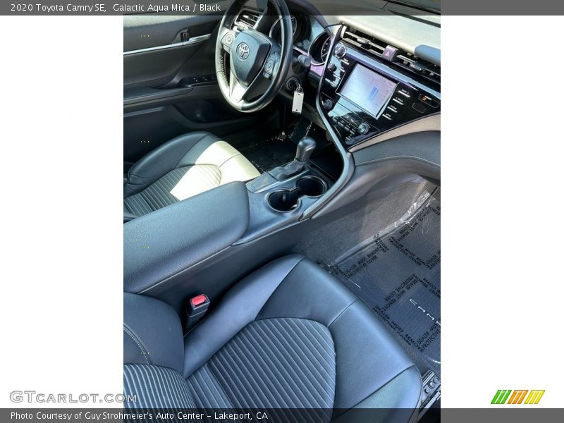Galactic Aqua Mica / Black 2020 Toyota Camry SE