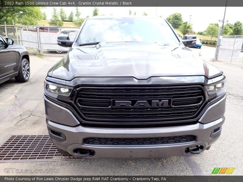 Granite Crystal Metallic / Black 2023 Ram 1500 Limited Crew Cab 4x4