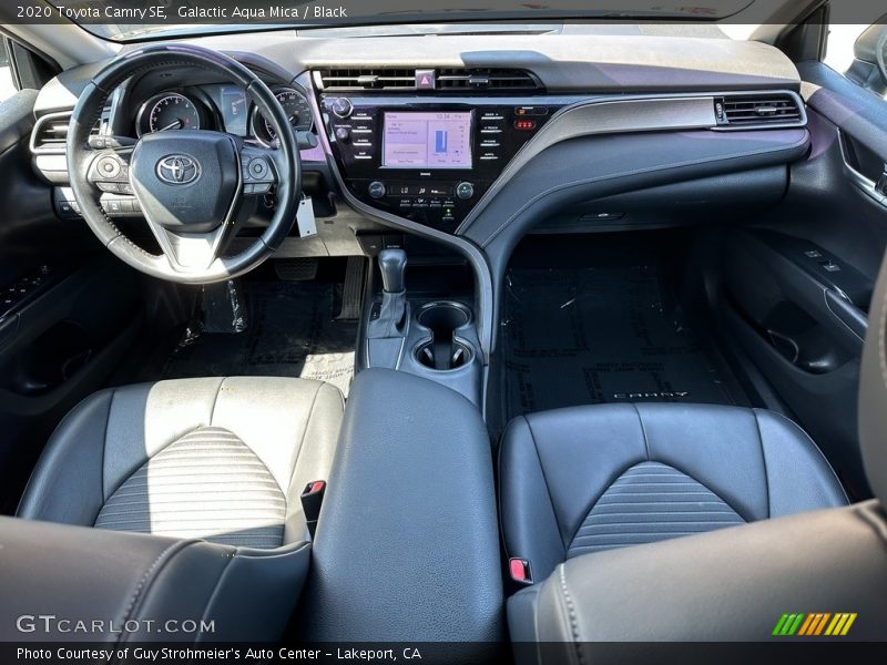 Galactic Aqua Mica / Black 2020 Toyota Camry SE