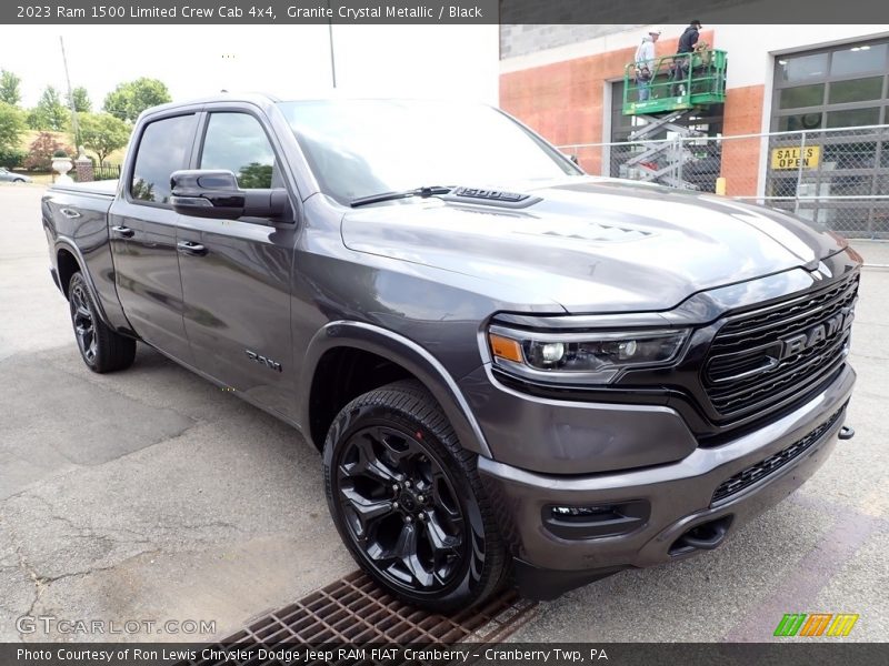 Granite Crystal Metallic / Black 2023 Ram 1500 Limited Crew Cab 4x4