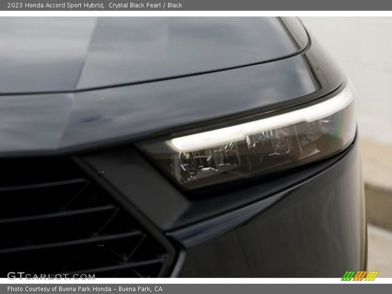 Crystal Black Pearl / Black 2023 Honda Accord Sport Hybrid