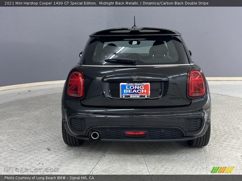 Midnight Black Metallic / Dinamica/Carbon Black Double Stripe 2021 Mini Hardtop Cooper 1499 GT Special Edition
