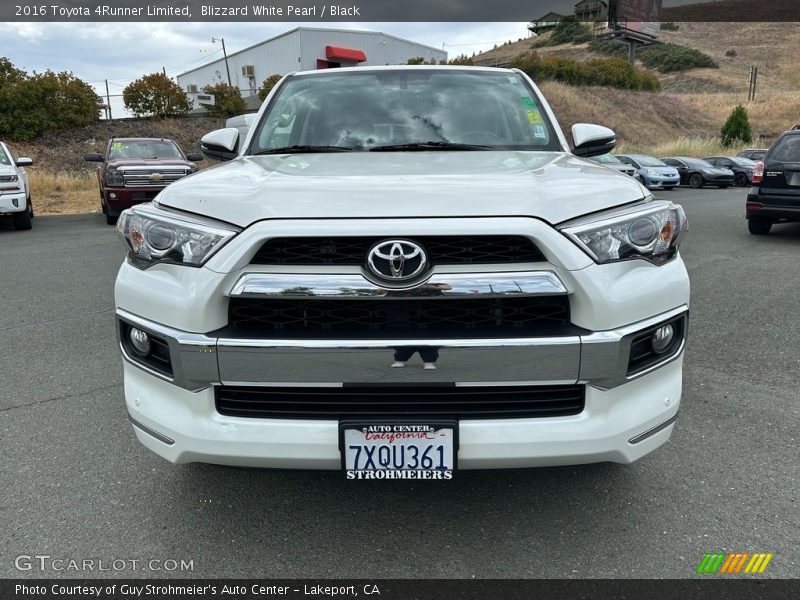 Blizzard White Pearl / Black 2016 Toyota 4Runner Limited