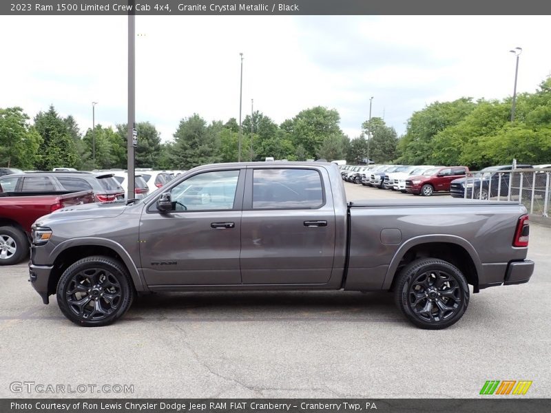Granite Crystal Metallic / Black 2023 Ram 1500 Limited Crew Cab 4x4