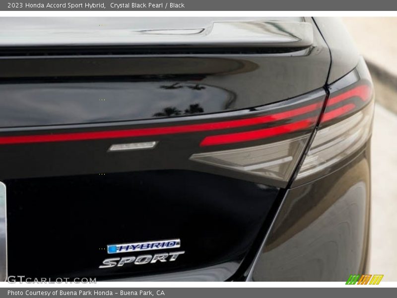 Crystal Black Pearl / Black 2023 Honda Accord Sport Hybrid