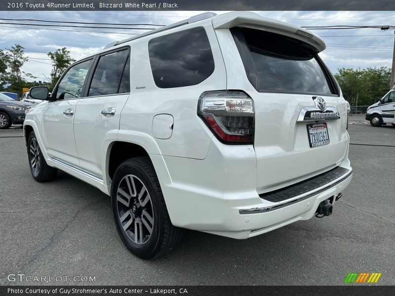 Blizzard White Pearl / Black 2016 Toyota 4Runner Limited