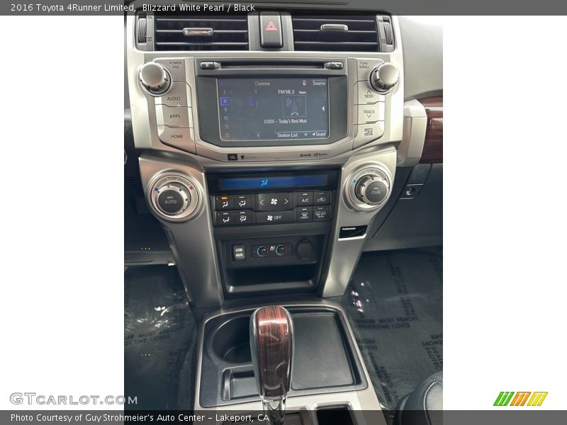 Controls of 2016 4Runner Limited