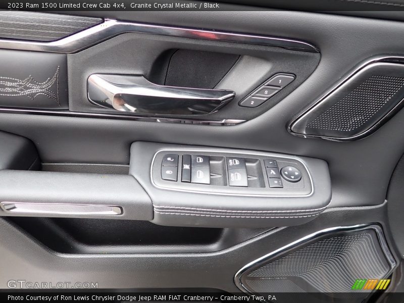 Granite Crystal Metallic / Black 2023 Ram 1500 Limited Crew Cab 4x4