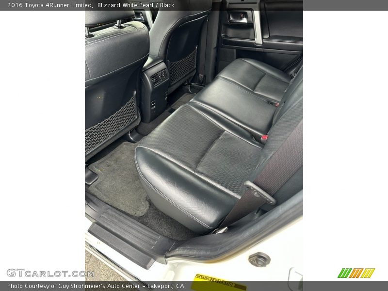 Rear Seat of 2016 4Runner Limited