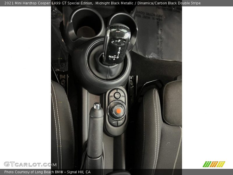 Midnight Black Metallic / Dinamica/Carbon Black Double Stripe 2021 Mini Hardtop Cooper 1499 GT Special Edition